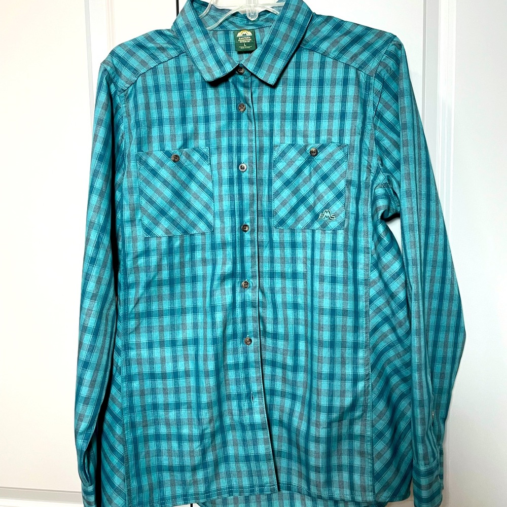 EMS Women’s Journey Plaid Long Sleeve Shirt LG